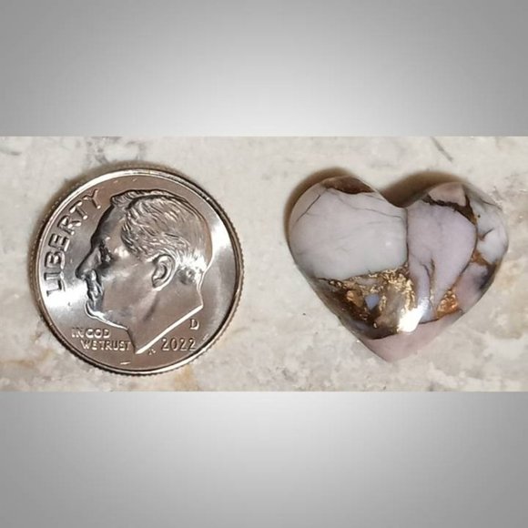 Peruvian opal with bronze cabochon stone rock 02 8 carats - Picture 2 of 7